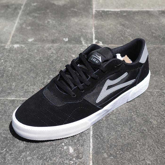 Lakai-Cambridge Black Grey Suede