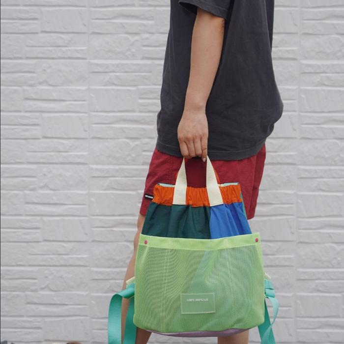 BTV Tas Fashion Kain Backpack Ransel