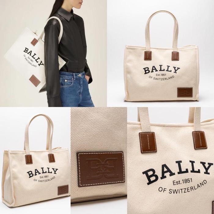 BALLY CRYSTALIA EAST-WEST TOTE BAG ORIGINAL READY STOCK