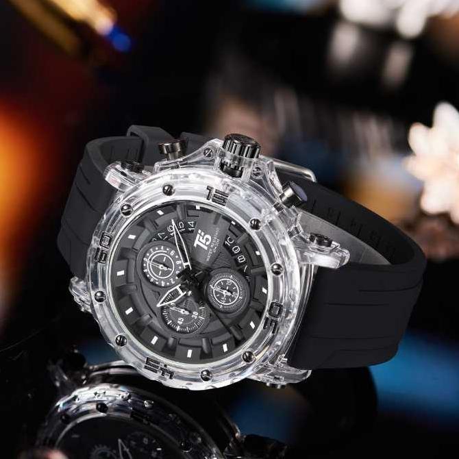 JAM T5 H 4004G BODY TRANSPARAN ORIGINAL JAM T5 4004G ACRYLIC CASE JAM TANGAN T5 TAHAN AIR
