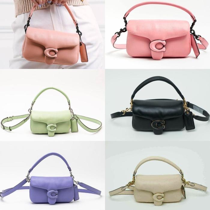 COACH TABBY PILLOW 18 LEATHER ORIGINAL READY STOCK