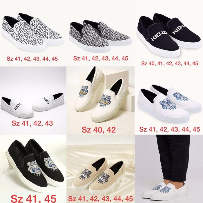 KENZO K-SKATE SLIP ON MEN ORIGINAL READY STOCK