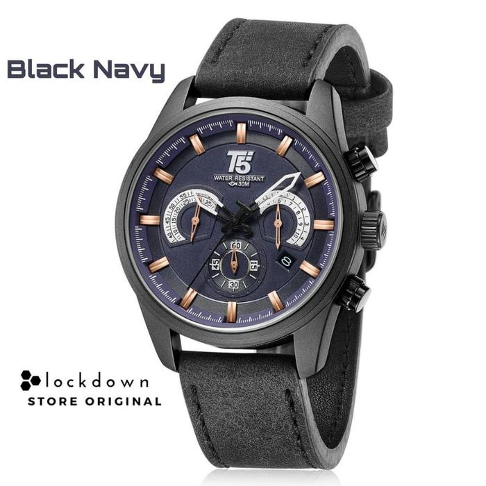 T5 H 3661 Original, chronograph stopwatch, leather, WR, include box, paper bag