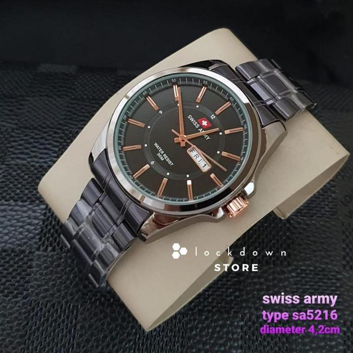 Jam Pria Swiss SA5216 Jam Wanita Swiss SA5216