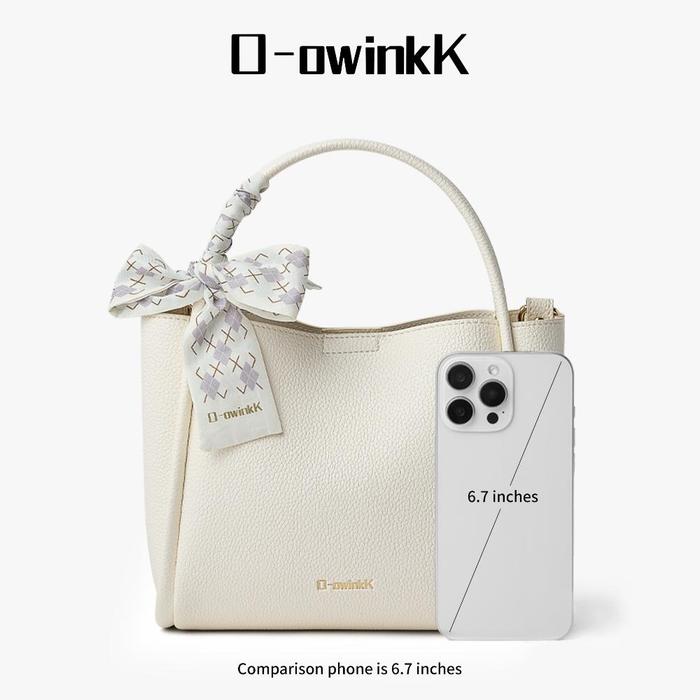 Terlaris O-owinkK Tas Wanita PU Leather Hand Bag Selempang Wanita as ember kapasitas besar desain kl