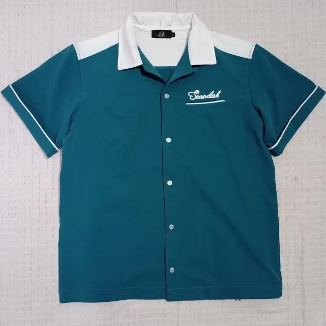 Kemeja Bowling Vintage Rockabilly