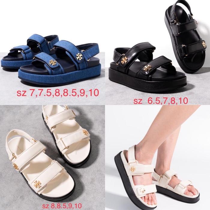 TORY BURCH KIRA SPORT SANDAL ORIGINAL READY STOCK