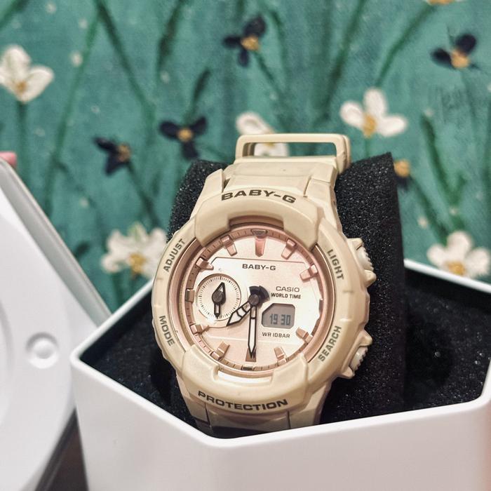 JAM TANGAN 2ND CASIO BABY G ROSE GOLD ORIGINAL BGA-230SA-4A WITH BOX SECOND