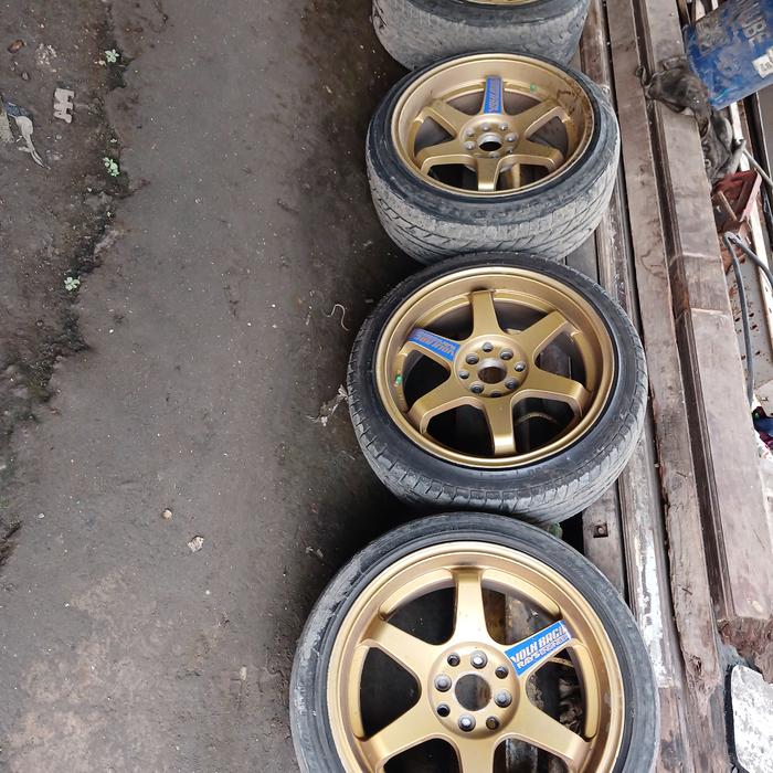 velg Te37 celong depan 7,5 belakang 9