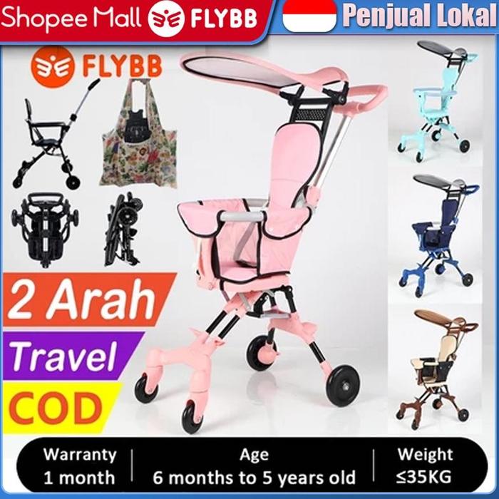 FLYBB Magic Stroller Baby 2 Way Travel Lightweight Foldable