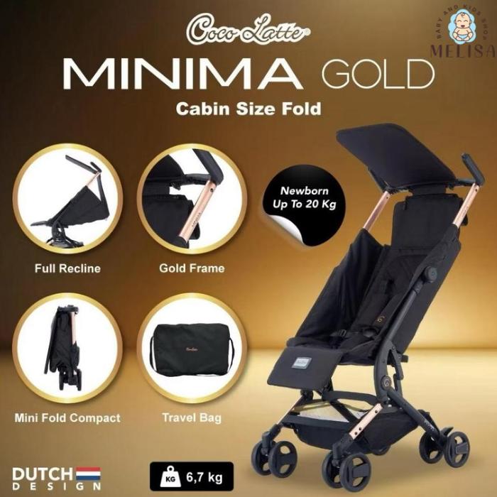 Stroller Cocolatte Minima + Cabin Size / Minima Gold
