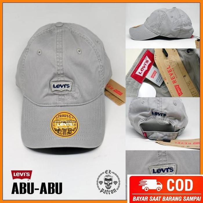 Topi Pria Distro Cowok Keren Dewasa Baseball Import Branded Olah ZV792 Topi Levis Batwing Logo Base