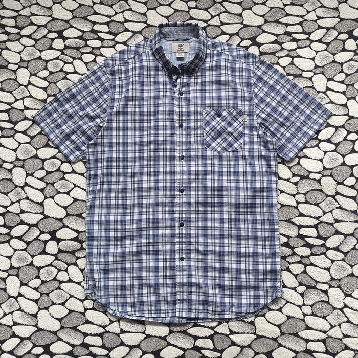 kemeja timberland short sleeve original size M