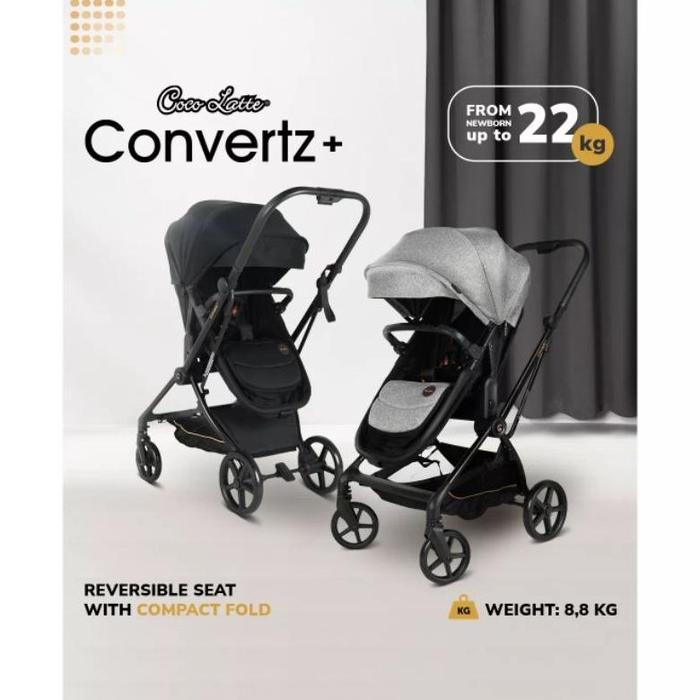 Cocolatte Stroller Convertz Stroller Bayi Kereta Dorong Bayi