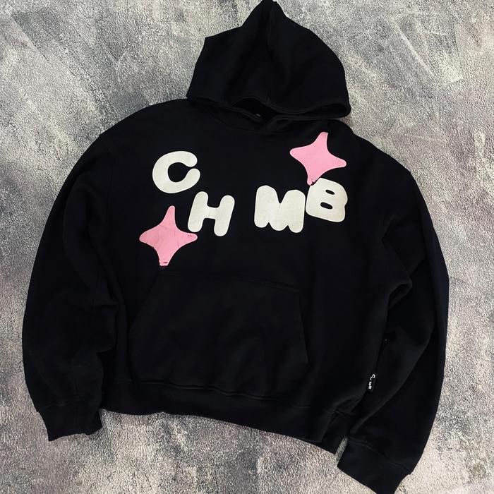 BOXY HOODIE CHMB BEDS STARS BLACK ORIGINAL JACKET CHAMBREDELAVAIN BEDSTAR LIMITED EDITION CHAMBRE DE