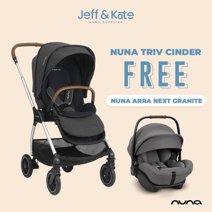 Nuna Triv Stroller Compact Ringan Free Carseat Next Granite