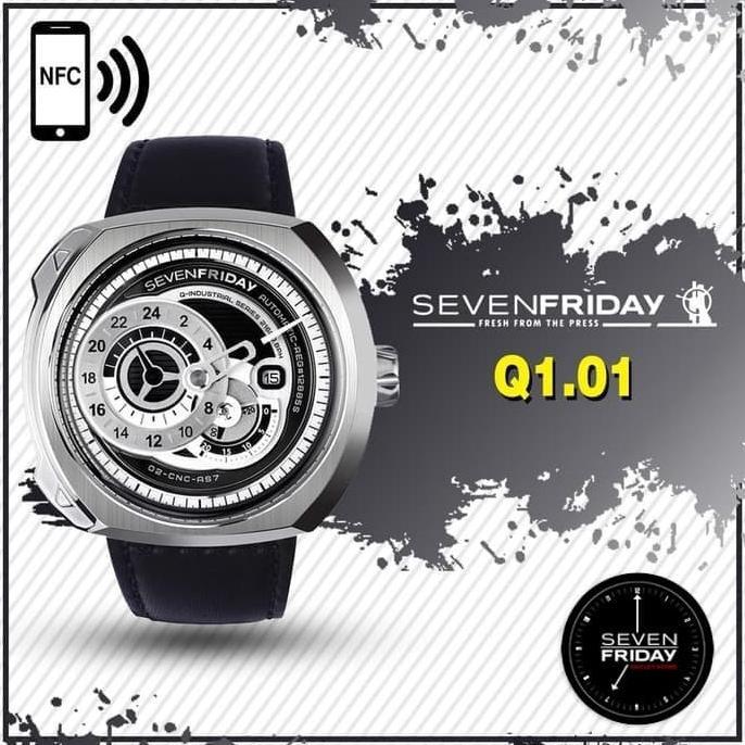 Terbaru Jam Tangan Pria Seven Friday Q1-01 Or Q101 Q-Series Automatic Watch Terlaris