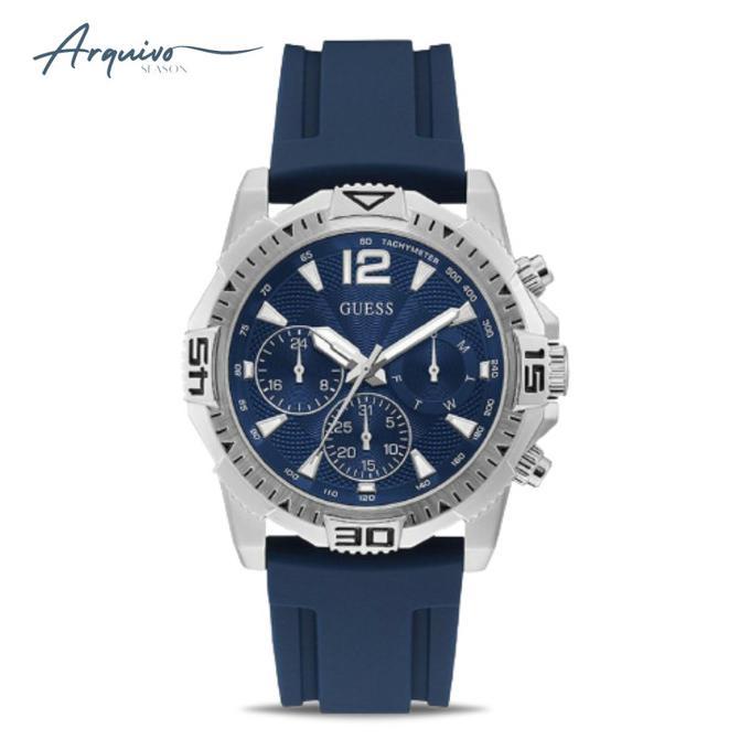 Terbaru Jam Tangan Guess Pria Commander Chronograph Sporty Original Gw0211G1 Terlaris