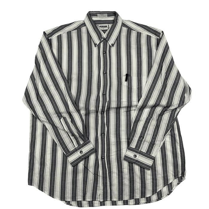 Kemeja Casual Kemeja Pria Kemeja Vintage Kemeja Salur MCGREGOR X47 Second Branded Size XL