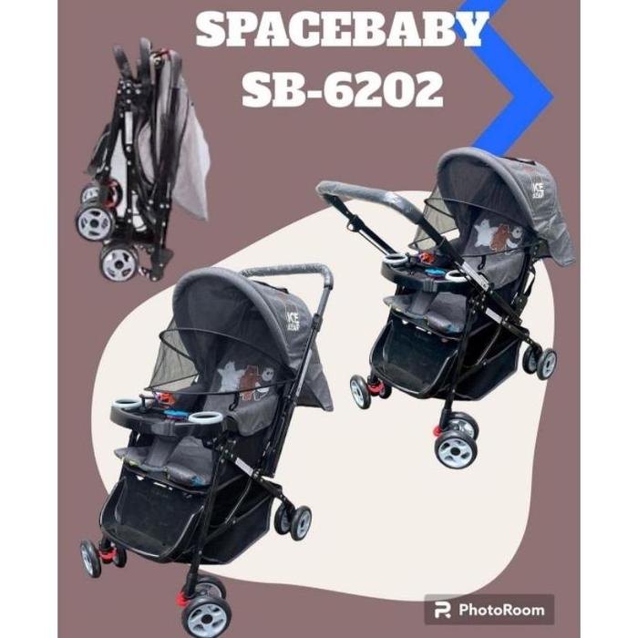 Stroller SPACE BABY SB6202 Sb6202 SB215 SB 215 Kereta Dorong Bayi Hadap Depan Belakang