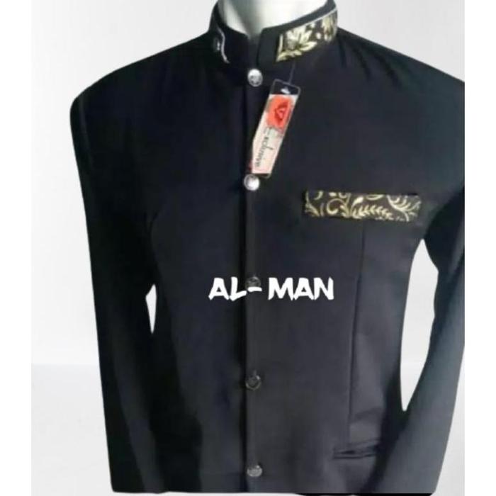 Baju jas koko original Atasan pria Dewasa Jasko busana terlaris batik alman lengan panjang