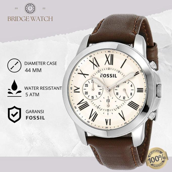 Terbaru Jam Tangan Fossil Pria Analog Kulit Casual Ekslusif Original Fs4735 Terlaris