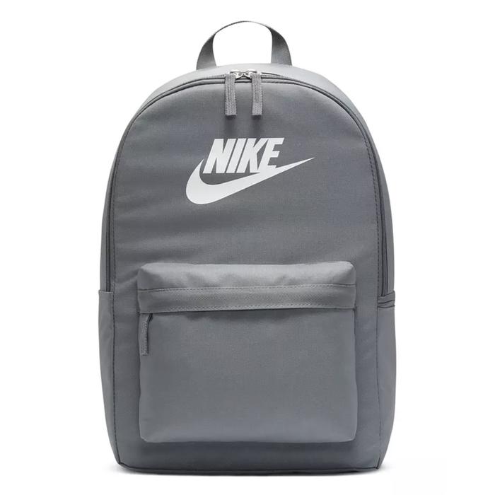 (100% ORIGINAL) NIKE Sportswear Heritage Backpack Smoke Grey/White Laptop Slot Compartment Tas Ranse