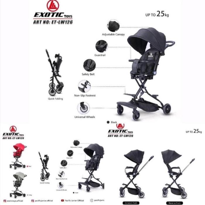 MAGIC STROLLER ET LW 126 EXOTIC KERETA DORONG BAYI