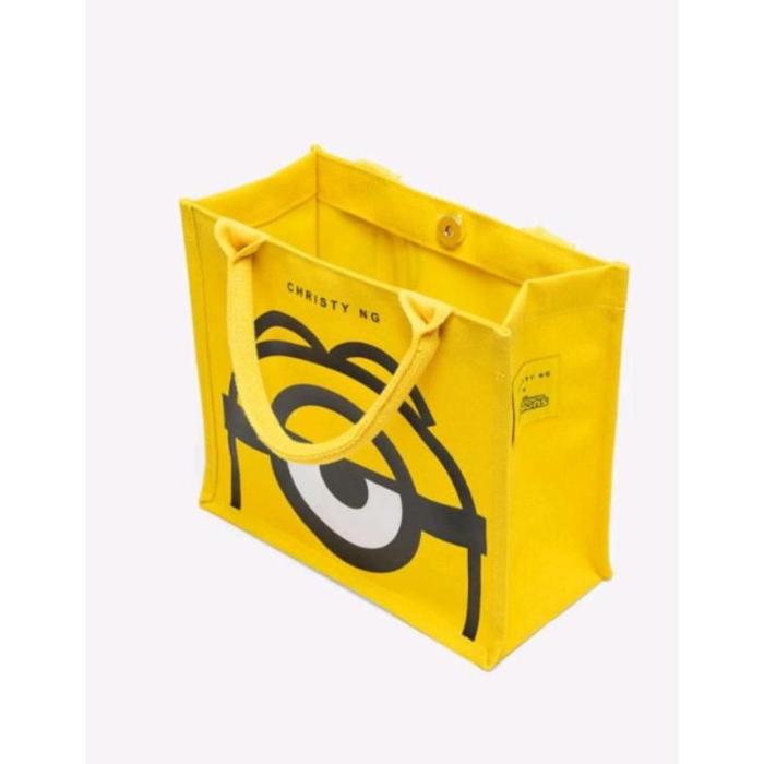 READY STOCK TAS CHRISTY NG MINION TOTEBAG MINION TAS CANVAS ORIGINAL