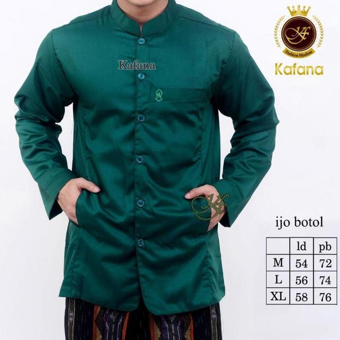 SEMI JAS KOKO TEROMPAH KUALITAS PREMIUM KAFANA baju Koko terompah Koko semi jas terompah Koko teromp