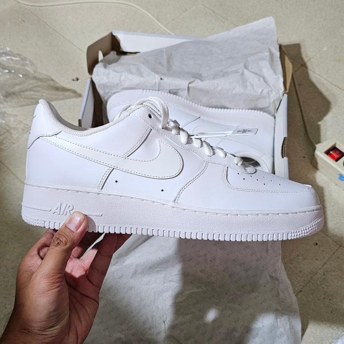 Nike Air Force AF 1 Low '07 Triple White - Size 46 EU / 12 US / 30 cm not Air Jordan 1 Yeezy Ultrabo