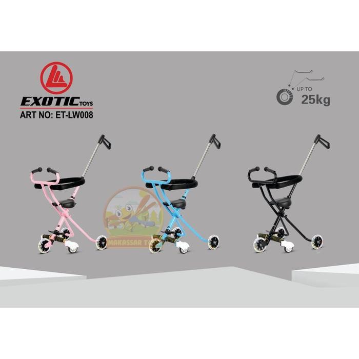 STROLLER DUDUK ANAK LIMA RODA BAYI EXOTIC TOYS ET-LW 008