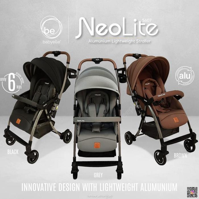 Stroller Babyelle NEOLITE Reversible Stroller S 607 - Kereta Dorong Bayi / Stroller Bayi