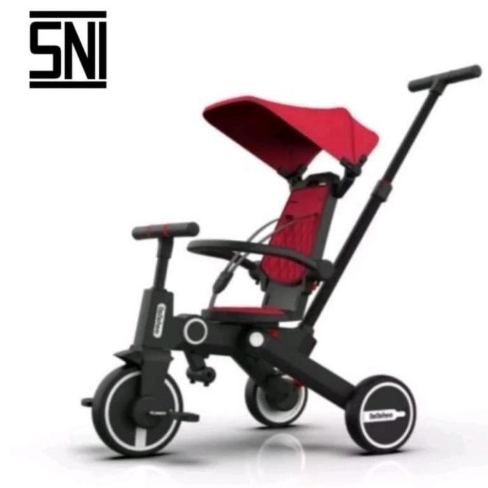 Stroller Bebehoo Generasi2 7 in 1 Stroller Sepeda Roda Tiga Lipat Bayi/Folding Trike