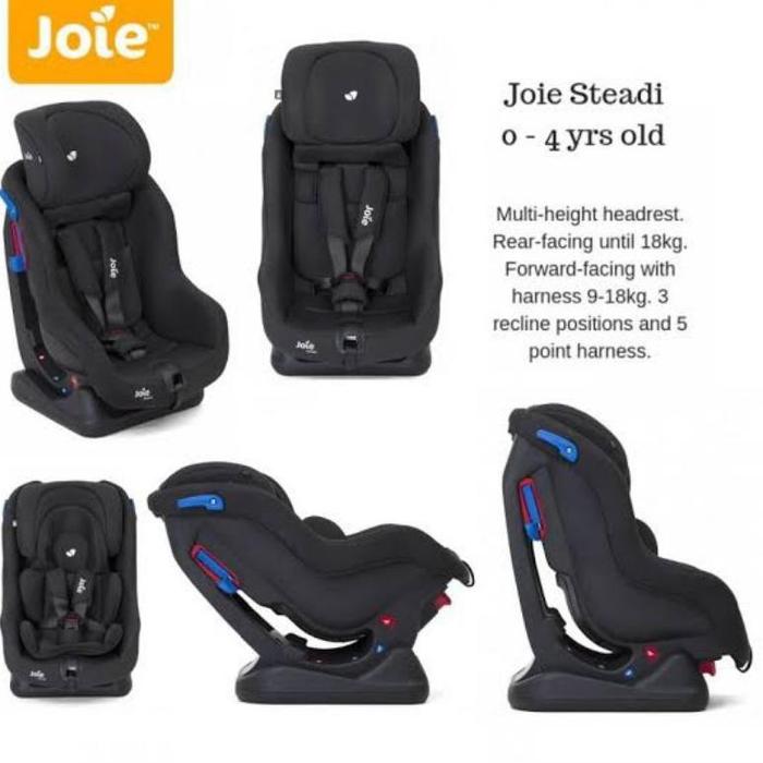 Joie Steadi Carseat Coal R129 Aman Nyaman