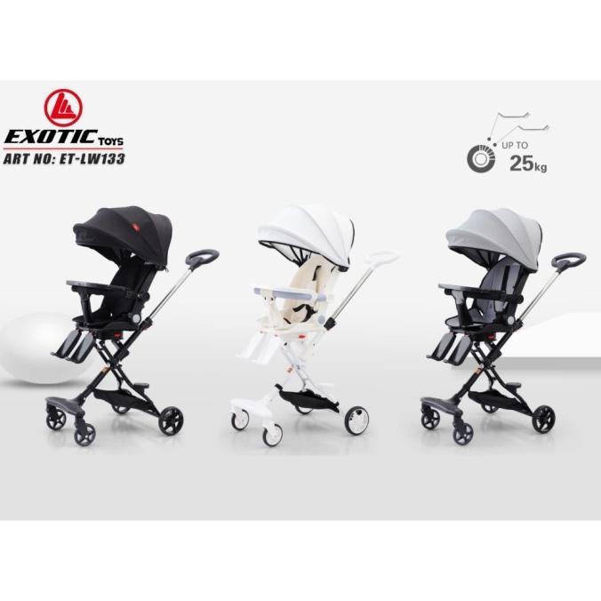 Stroller Exotic Magic Stroller Exotic LW 133 Dudukan Bisa Rebah / Stroller PMB Iora W618