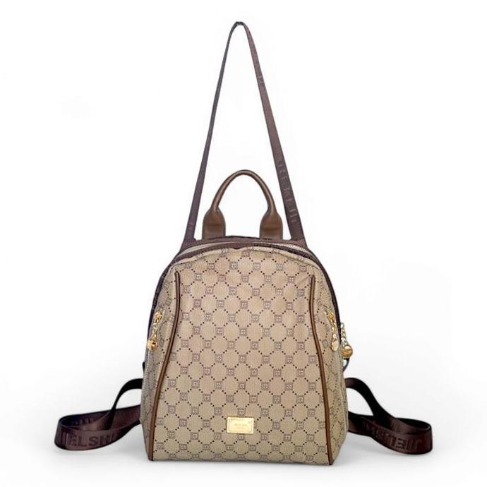ransel andin kc-048 # - tas ransel wanita backpack wanita bahan kulit pu leather premium model terba