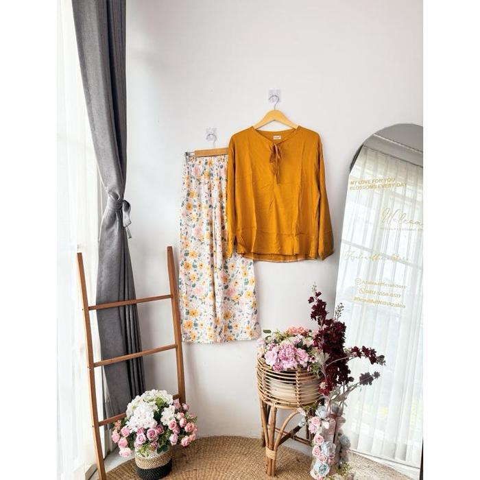 Delina Set || piyama Busui || one set babydoll || set pajamas || rayon kekinian daster dress tanjung