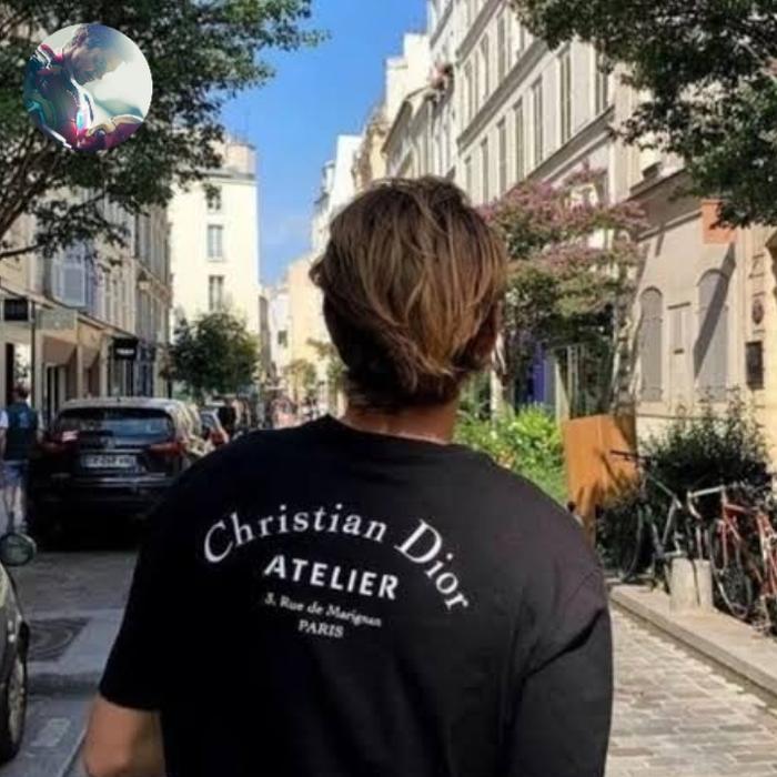 preloved! Christian Dior Atelier T-Shirt Black Cotton Jersey Size XL (72×54)