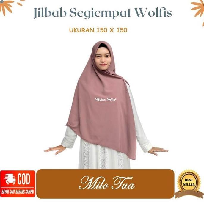 hijab segi empat woolpeach jilbab wolfis premium grade a kerudung segiempat anak sekolah termurah .