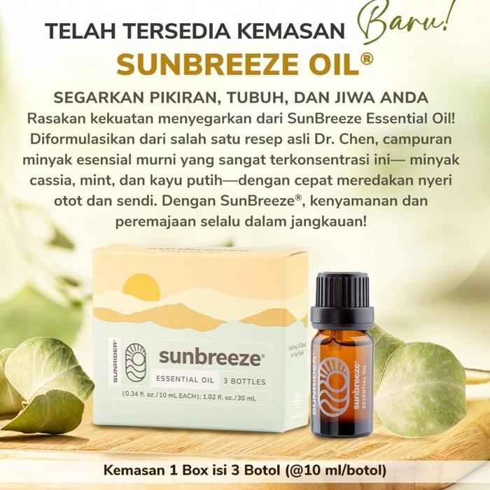 Sunrider Sunbreeze Oil - pure essential oil USA