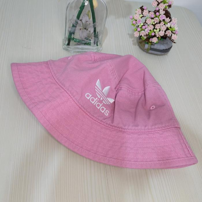 Adidas Trefoil Bucket Hat Pink