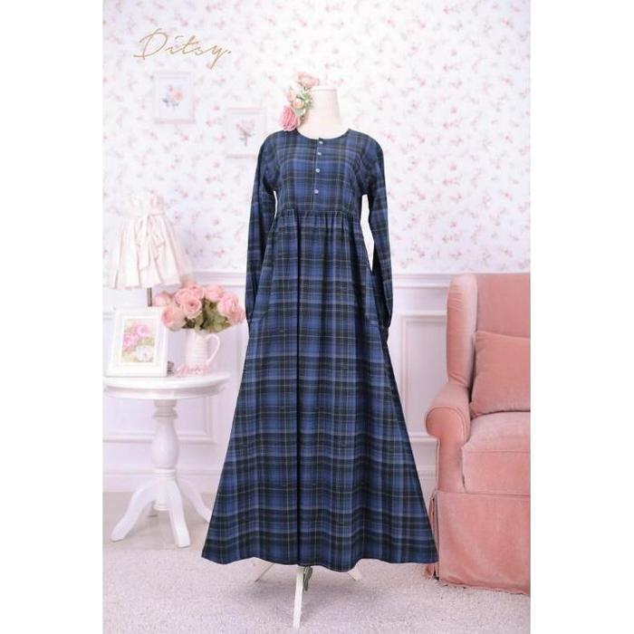 DITSY FEBRUARI 2025 NAEL DARKBLUE S M XL NIGHTGOWN