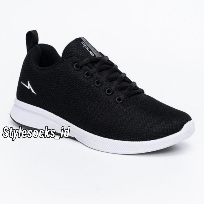 sepatu sekolah ando hitam putih / sepatu ando orlin original 100%
