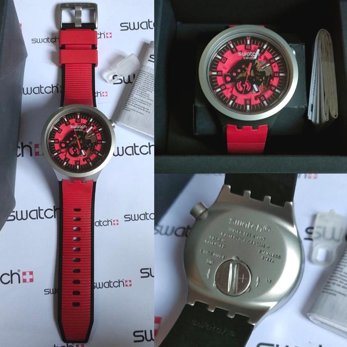 Swatch Big Bold Stainless steel - SB075110 Red Juicy