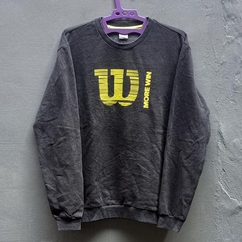 Crewneck Sweater WILSON | More Win | Tennis Sport | Thrift Bekas Preloved Second