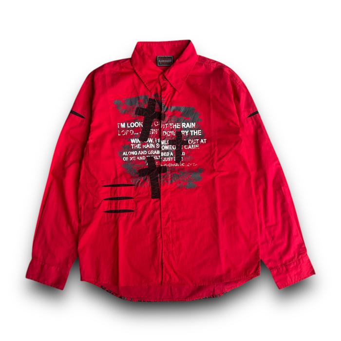 Kemeja Slash Number Japanese Brand