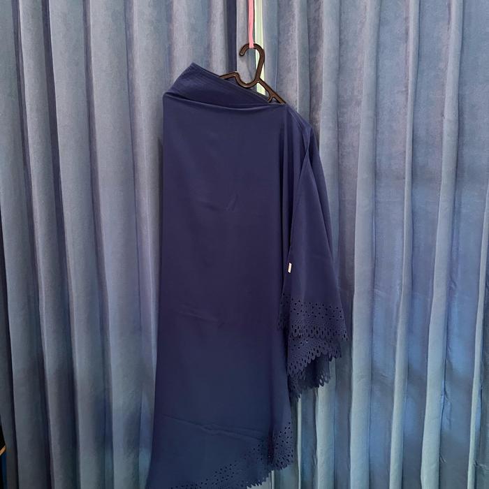 HIJAB JILBAB SYARI ARNIZ BIRU PRELOVED