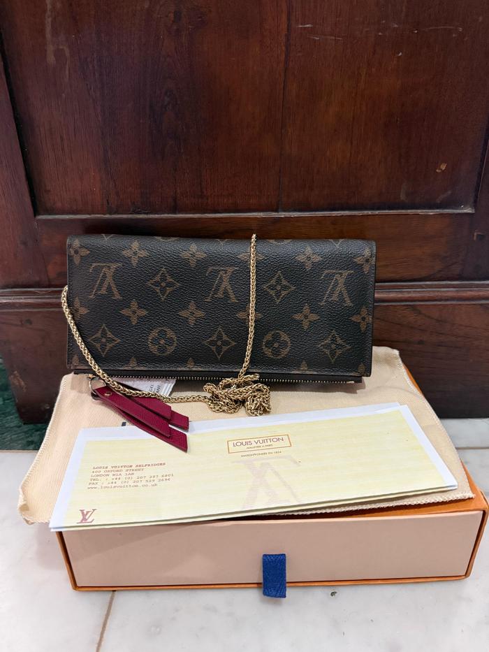 Dompet LV Monogram Adele Long Wallet