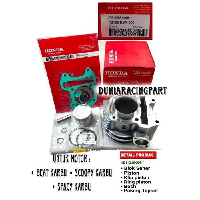 Blok Seher Komplit Beat karbu Scoopy Karbu Spacy Karbu KVY